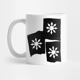 CHAOS MAGICK symbol three white stars Mug